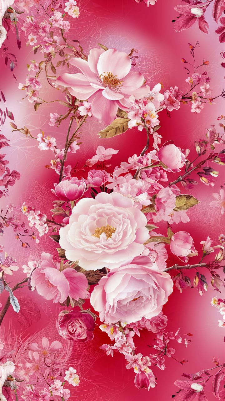 4+ Pink Floral Backgrounds: Enhance Your iPhone’s Aesthetics 🌸📱