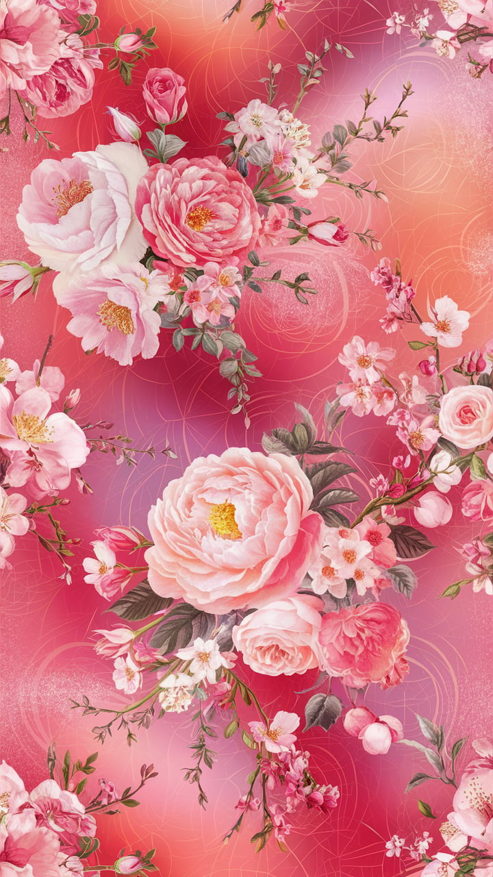 4+ Pink Floral Backgrounds: Enhance Your iPhone’s Aesthetics 🌸📱