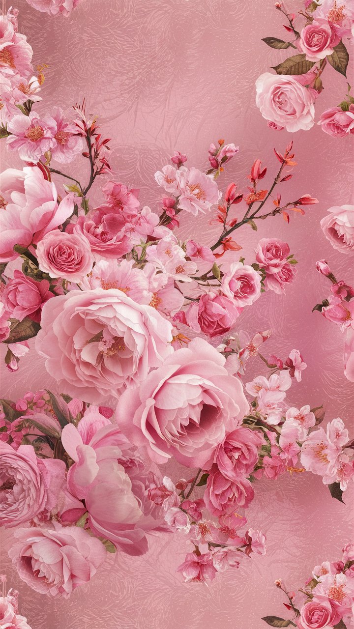 4 + Pink Floral Background Wallpapers: A Guide to Style and Customization 🌸🎨