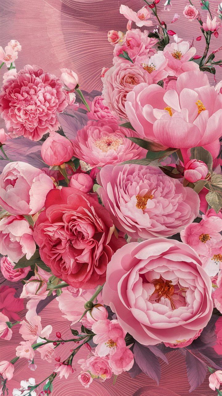 4 + Pink Floral Background Wallpapers: A Guide to Style and Customization 🌸🎨