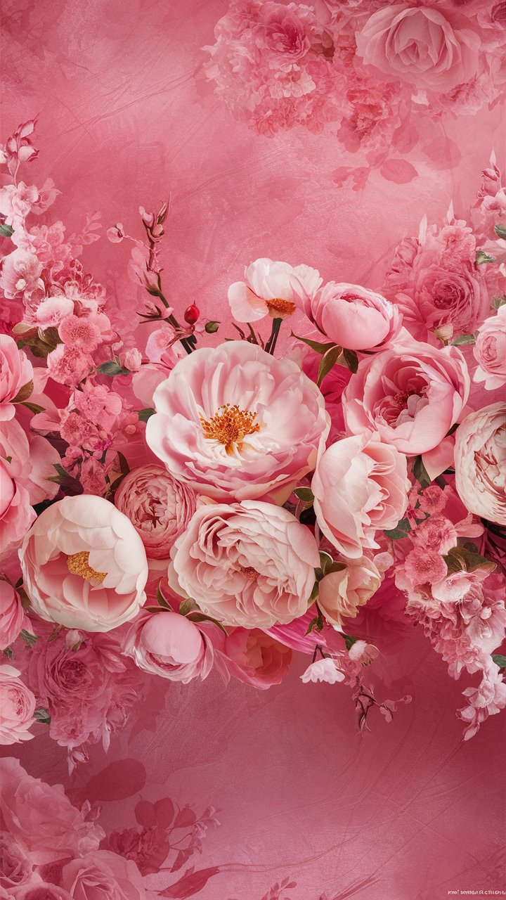 4 + Pink Floral Background Wallpapers: A Guide to Style and Customization 🌸🎨