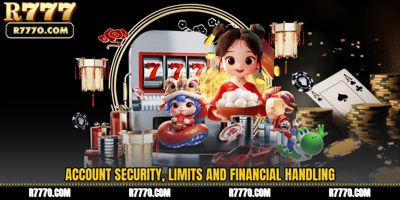 Account Security, Limits and Financial Handling