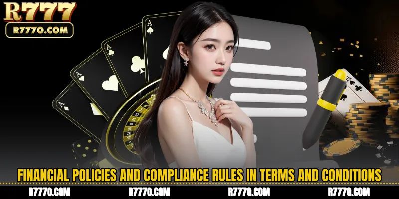 Financial Policies and Compliance Rules in Terms and Conditions