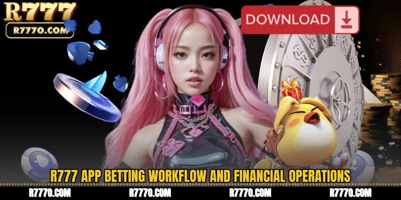 R777 App betting workflow and financial operations